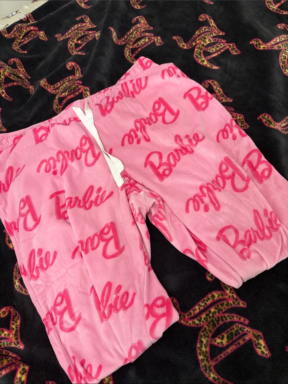 Barbie Pink Fleece Women’s pajama Pants